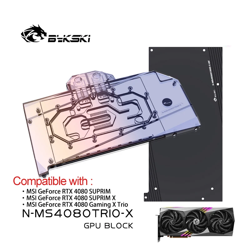 Rtx 4080 Water Cooling Block - Bykski GPU-Block für MSI RTX 4080