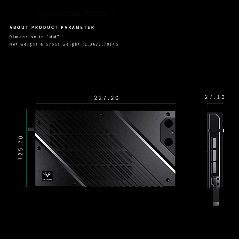 Granzon GBN-RTX4080FE GPU-Bloc – Rtx 4080 Water Cooling Block Bewertung und Preis