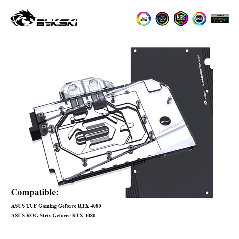 Bykski GPU-Wasserkühler für AS – Rtx 4080 Water Cooling Block Bewertung und Preis